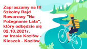 Zaproszenie na III Szkolny Rajd Rowerowy