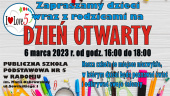 6 marca - DZIEŃ OTWARTY SZKOŁY